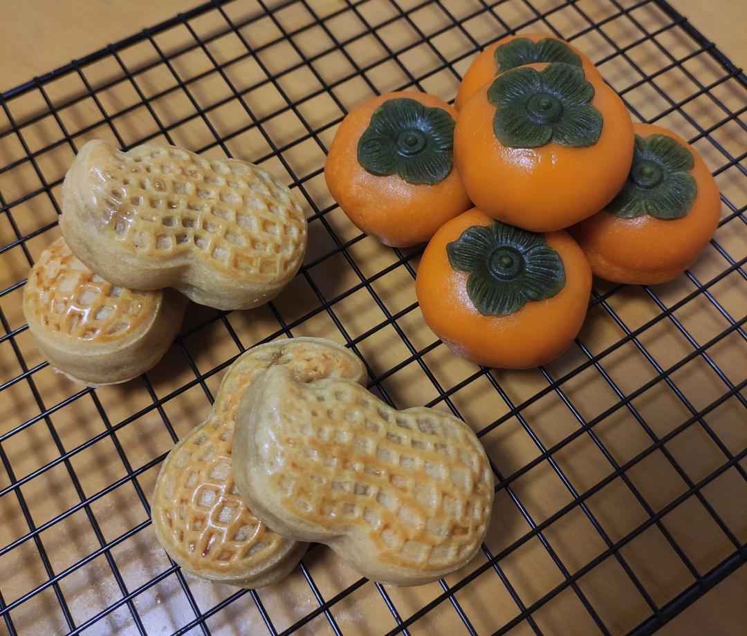 好事（柿）发（花）生🥜—广式伯爵红茶花生月饼