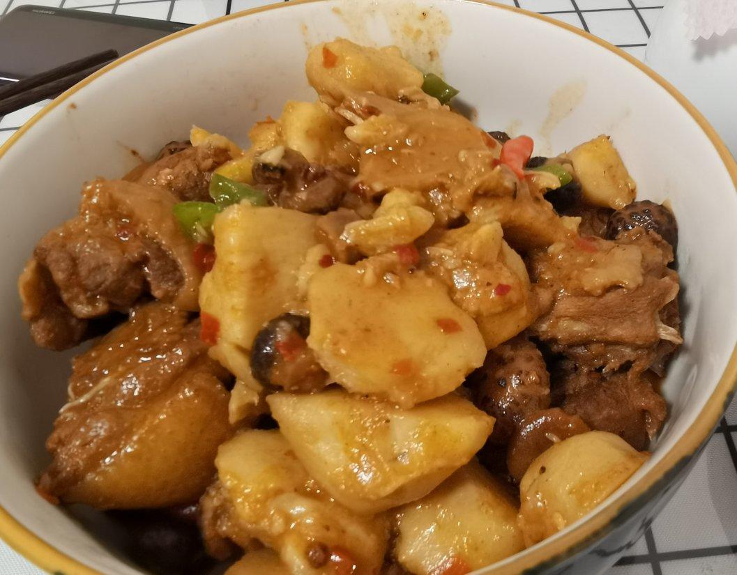 跟妈妈偷学的芋儿鸡，老公说可以去开店了