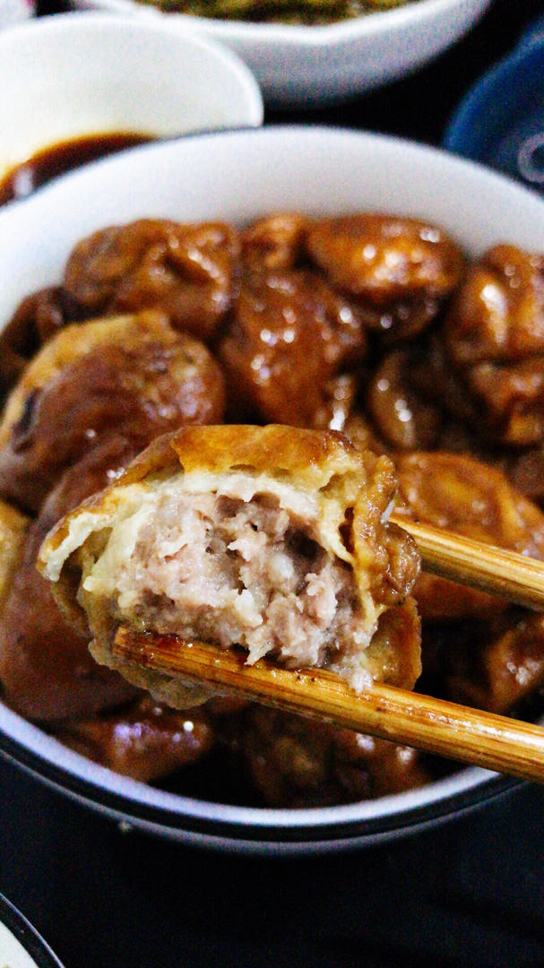 雨浥轻尘47cx做的油面筋酿肉