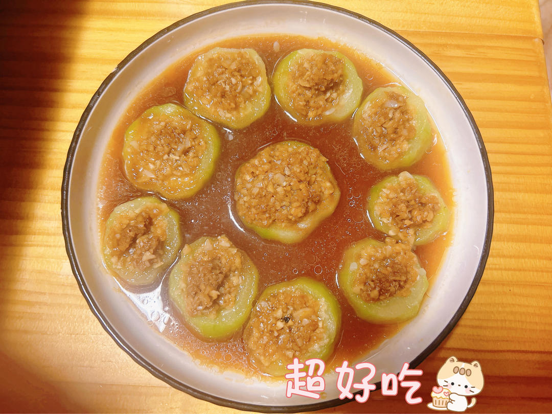 吃出肉味的清蒸蒜蓉丝瓜