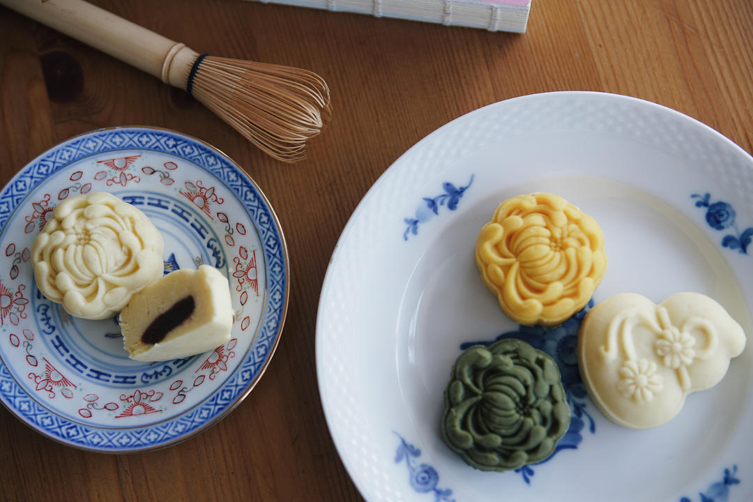 绵润低糖的夹馅🌼绿豆糕