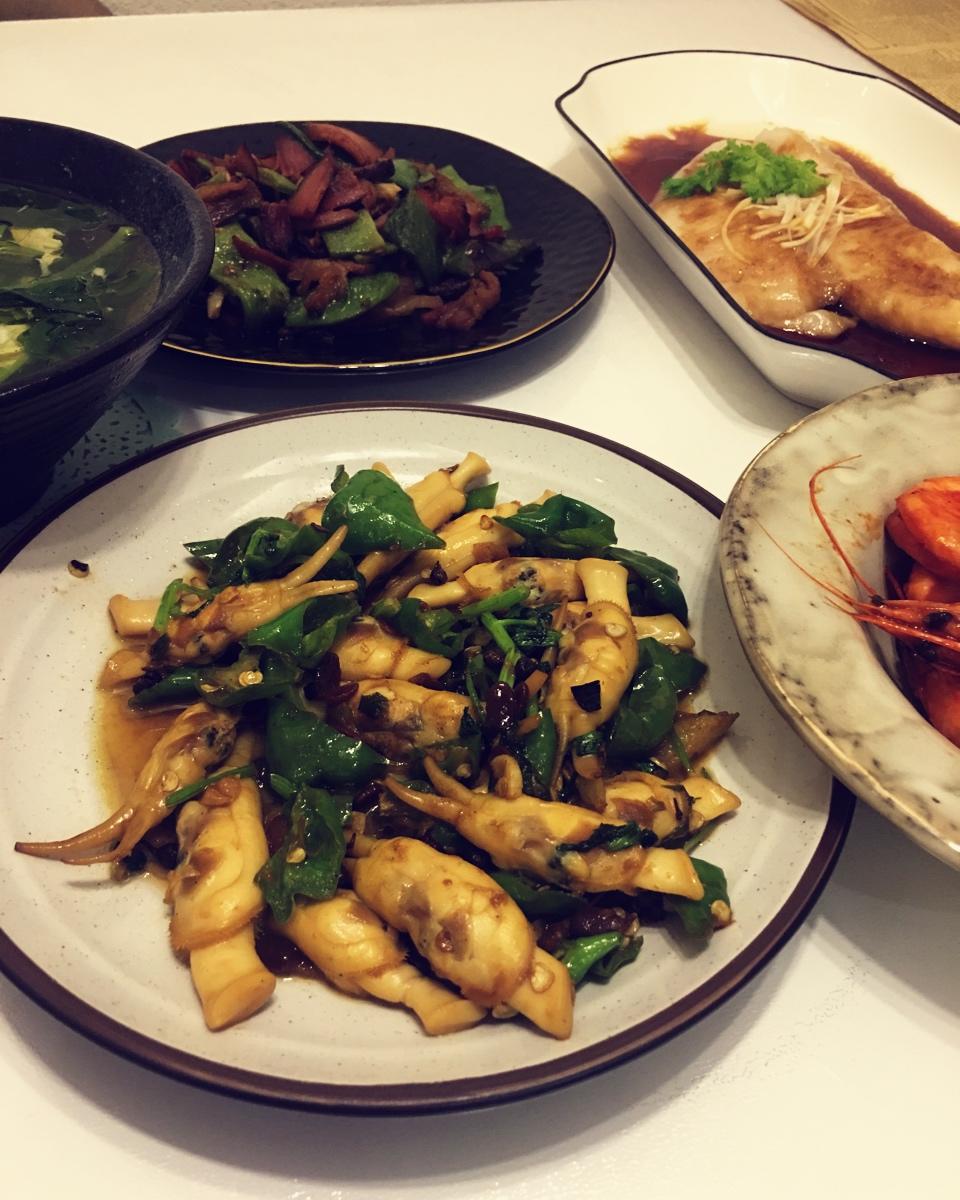 绝味爆炒蛏子（好吃到流泪）
