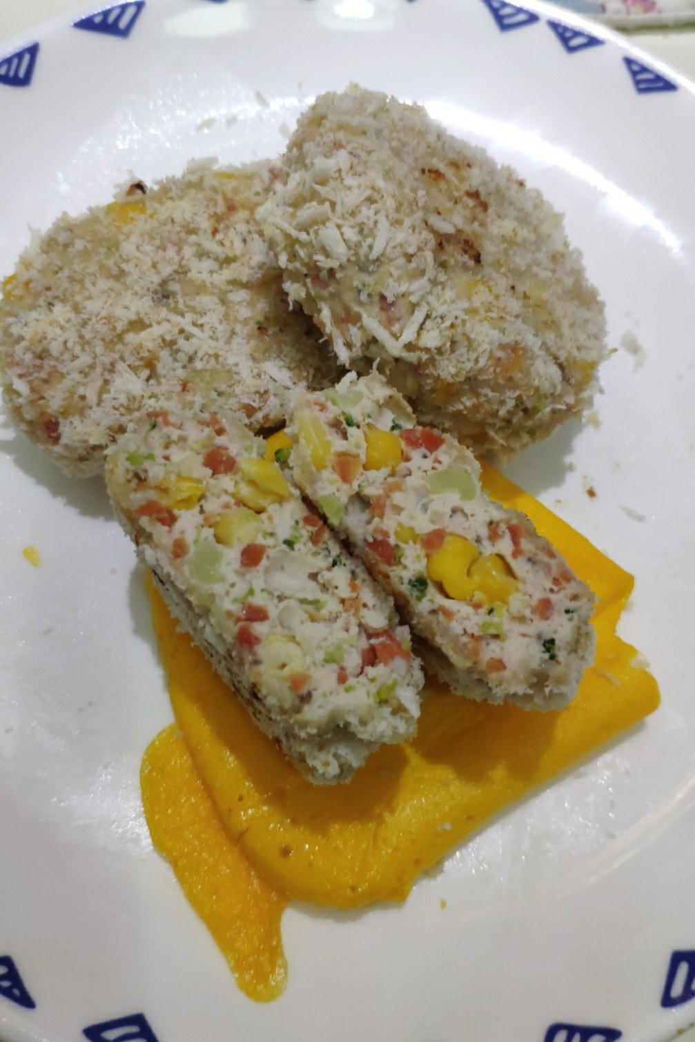 脆掉渣🔥无油低脂鸡肉饼，独家秘方㊙美味健康