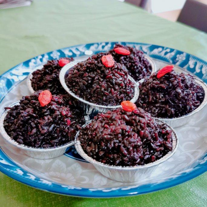 广式点心（黑米盏）