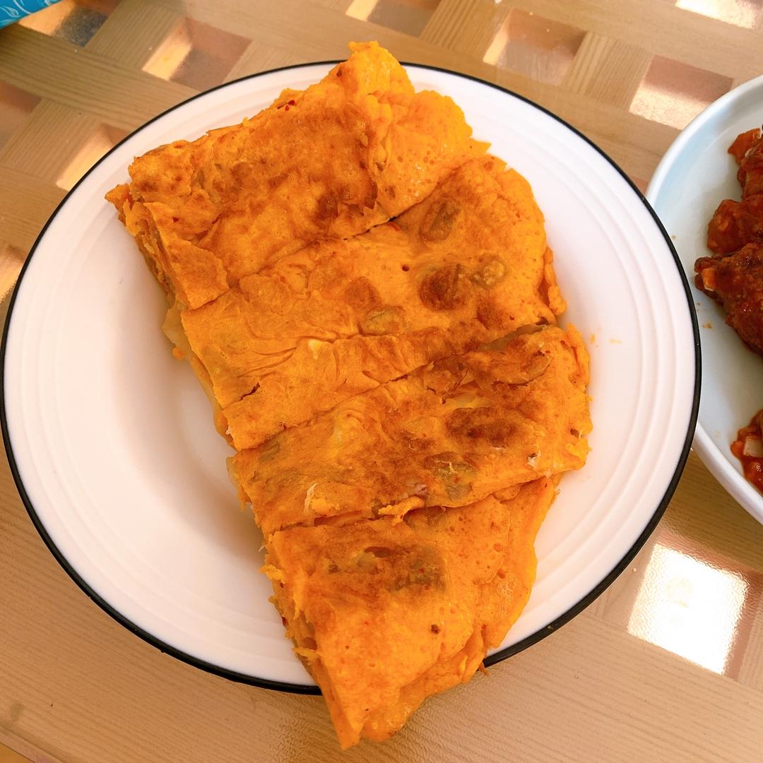 十五分钟的快手泡菜饼