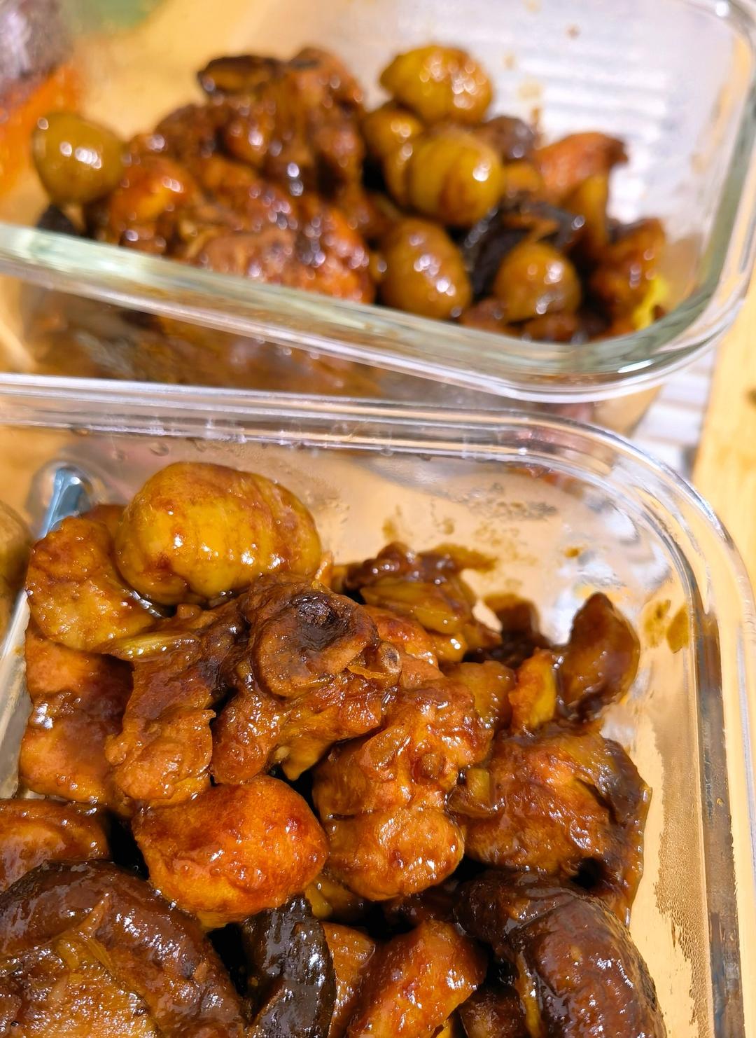 【栗子烧鸡】鸡肉都给你吃，栗子归我~