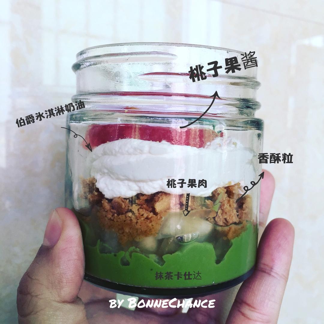 法式杯子蛋糕 桃の茶