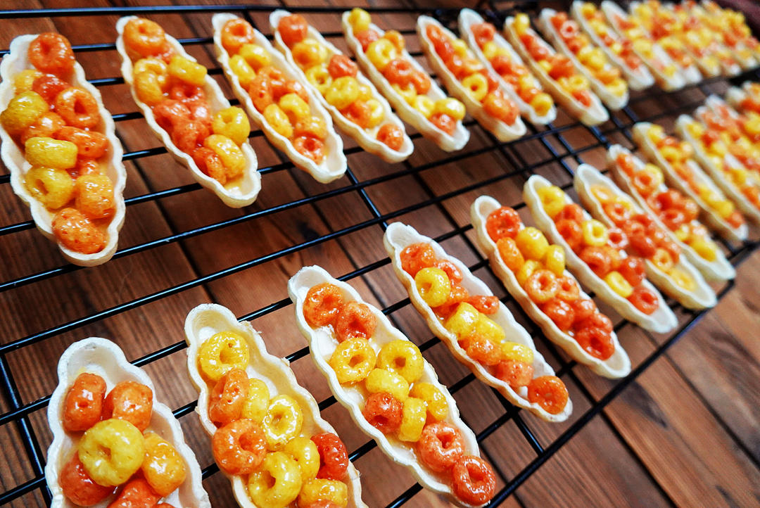 视频🚢一次搞定3种口味｜焦糖坚果糯米船｜不测温，不冷冻｜低糖｜简单｜0难度