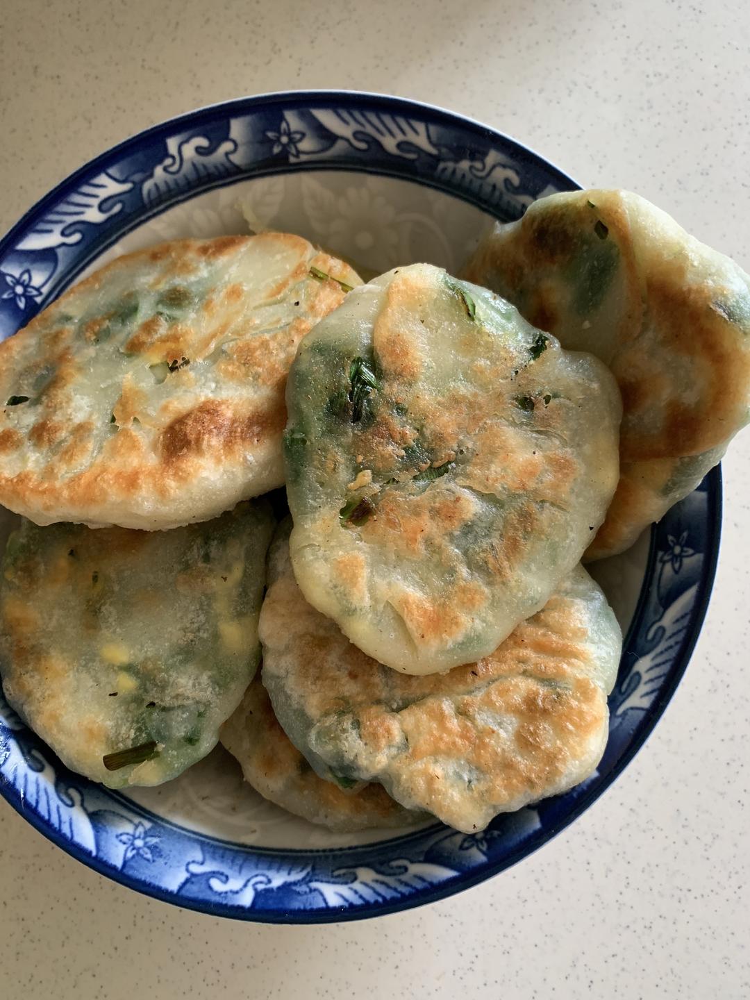 韭菜猪肉馅饼～皮薄馅大不漏巨香