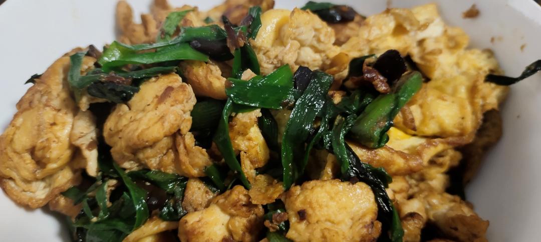 韭菜炒鸡蛋——三分钟快手下饭菜 掌握火候的秘诀