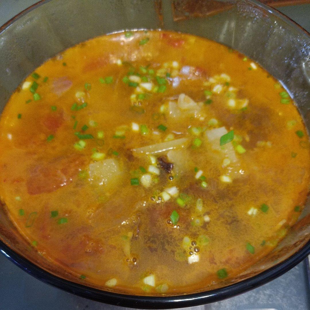 快手西红柿土豆炖牛肉