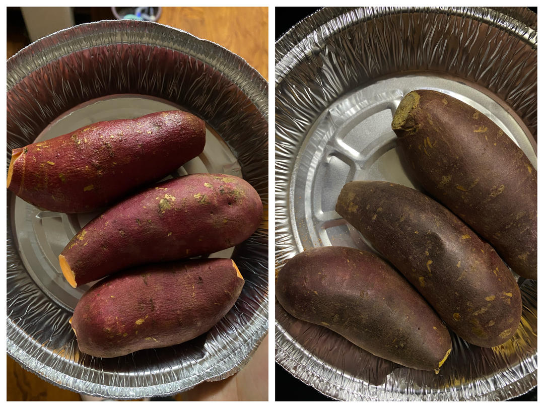 空气炸锅烤红薯(超级简单)