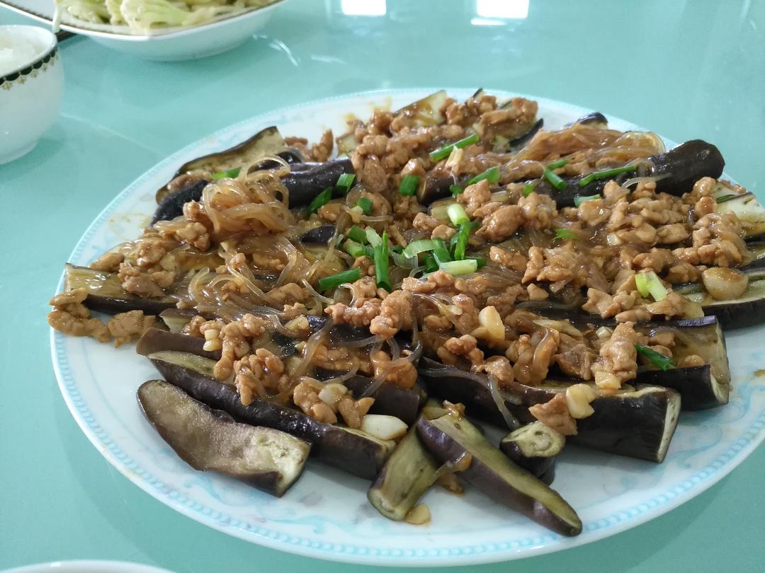 肉碎蒸茄子