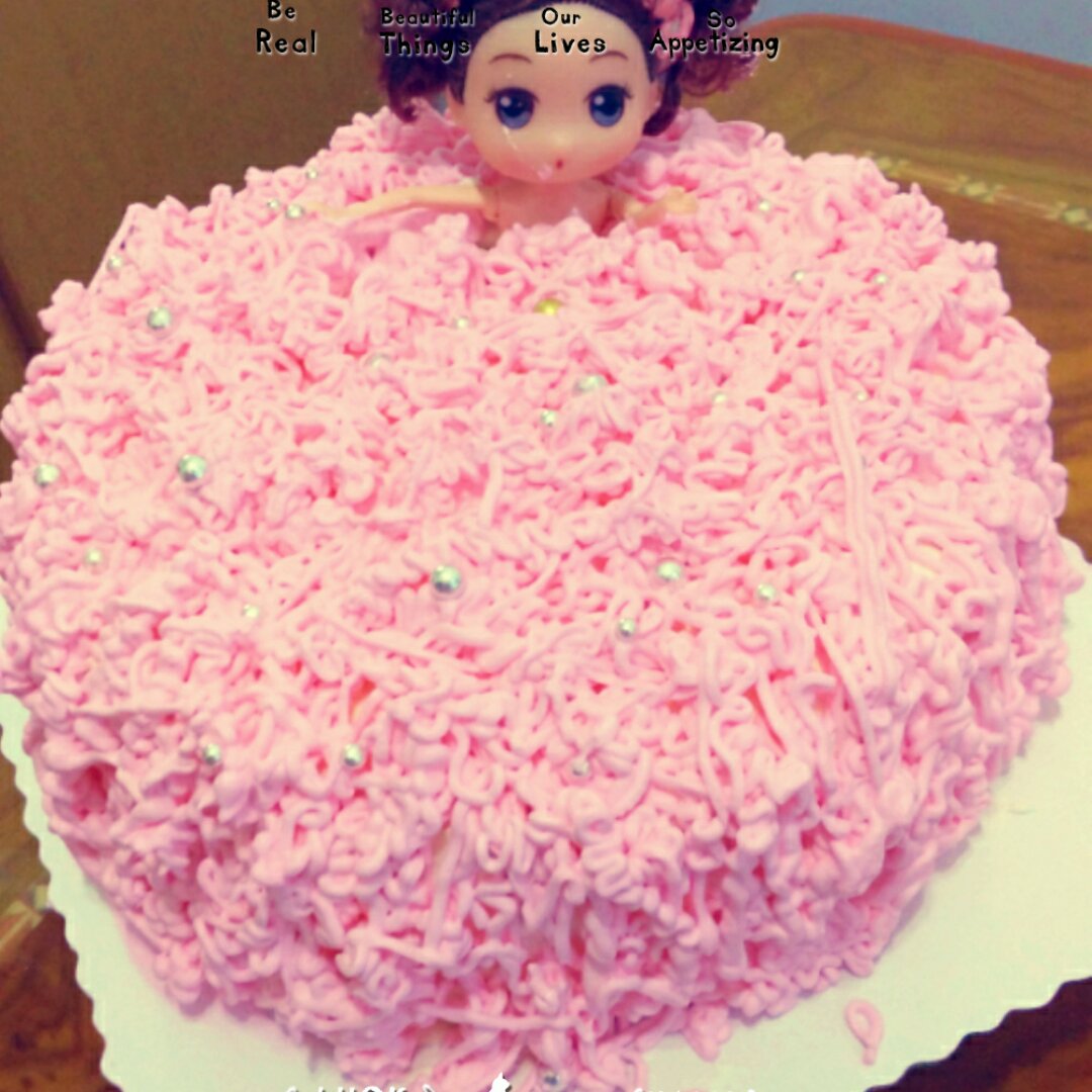 详细步骤制作泡泡浴娃娃蛋糕