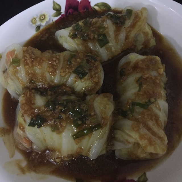 肉酿白菜卷