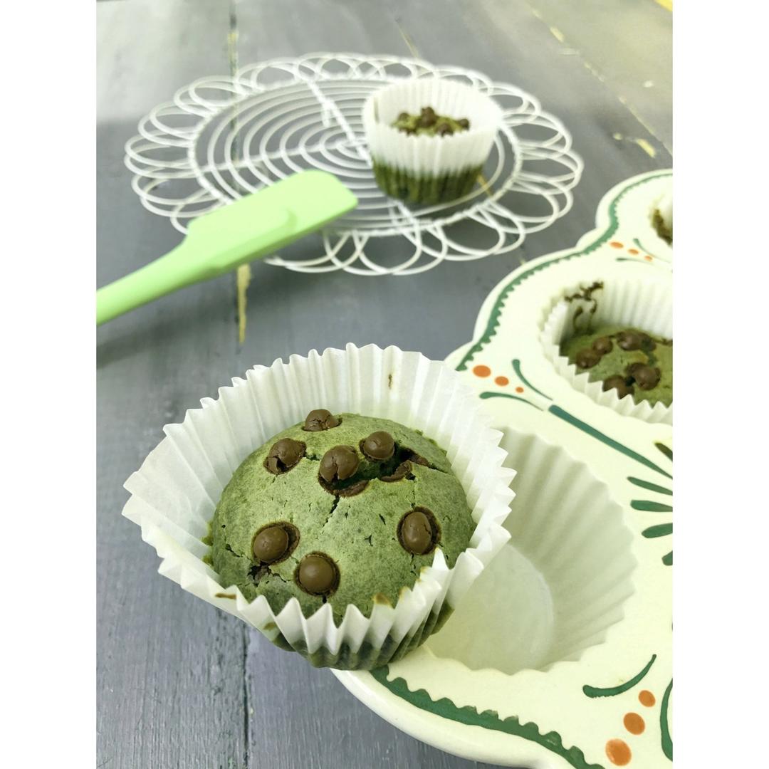 抹茶巧克力豆玛芬