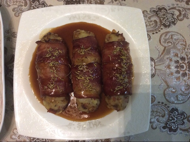 《食戟之灵》土豆培根烤肉