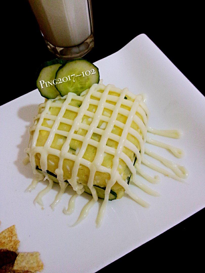 厨艺小白假装有好手艺的土豆泥沙拉