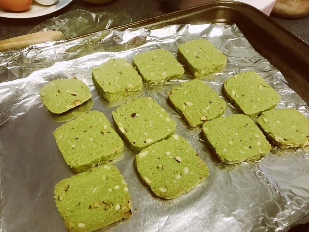 抹茶蔓越莓饼干