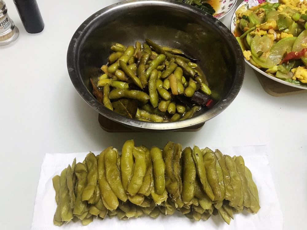 香辣煮毛豆.五香毛豆