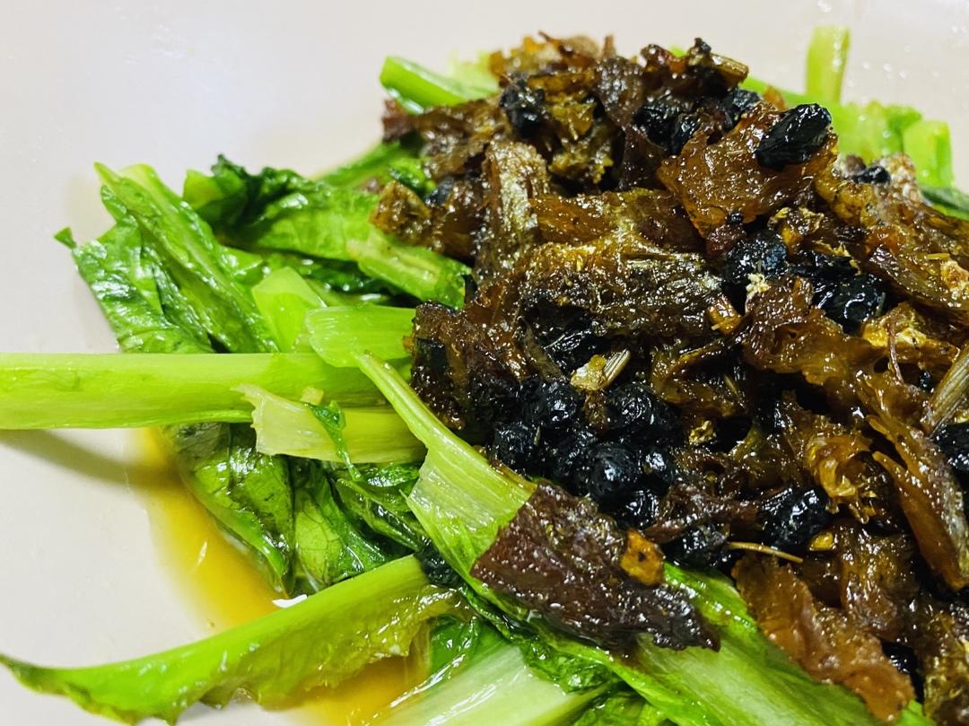 豆豉鲮鱼油麦菜