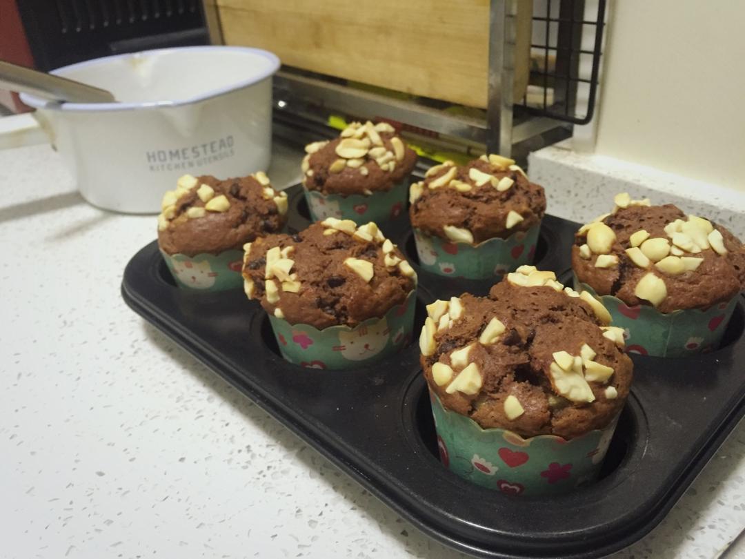 香蕉巧克力马芬