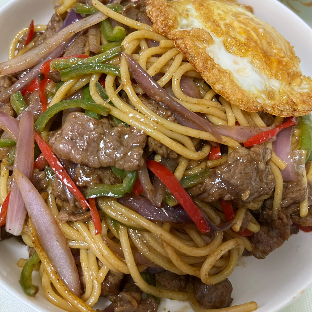 比餐厅好吃的黑椒牛柳意面🍝零失败简单教程
