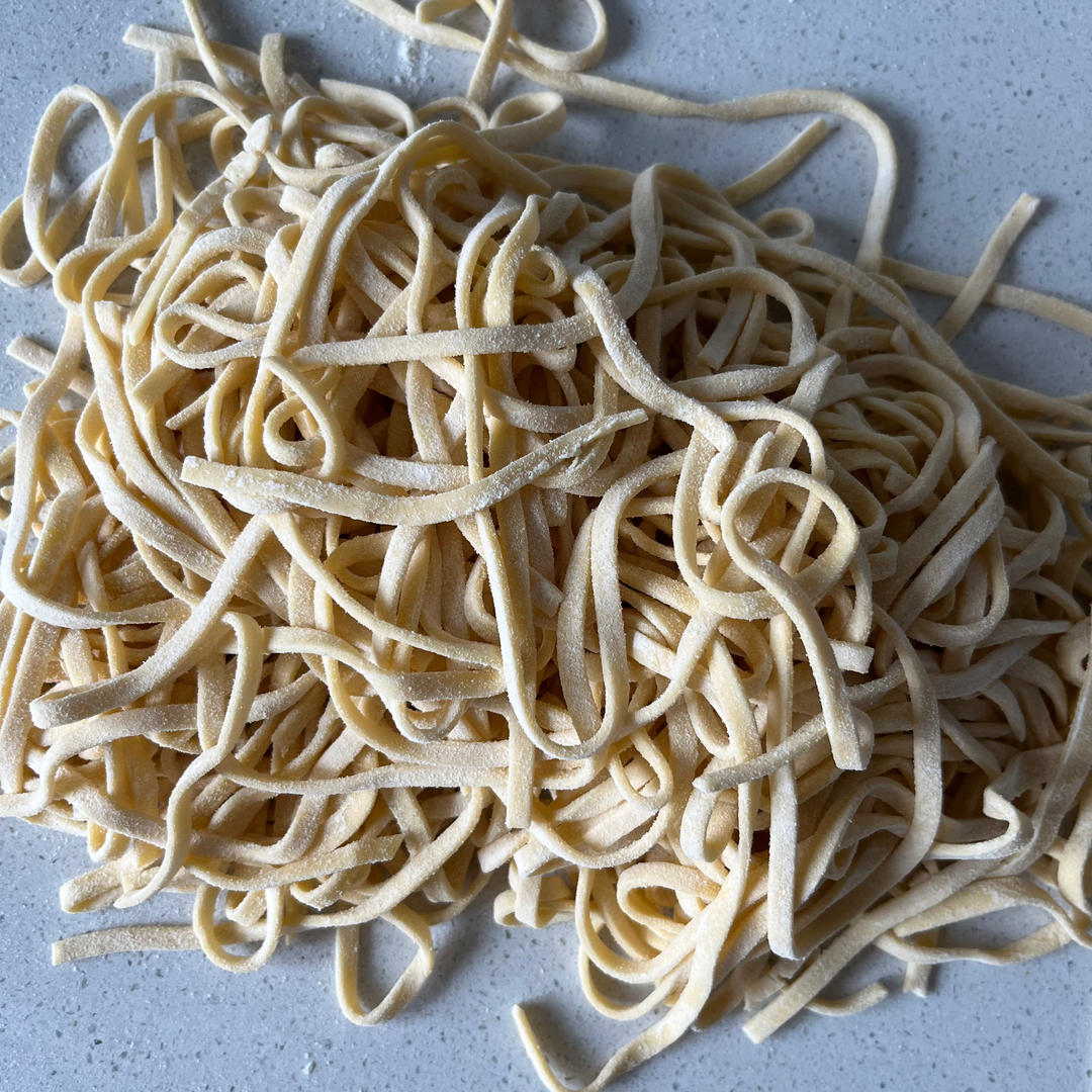 自己压的面条筋道顺滑