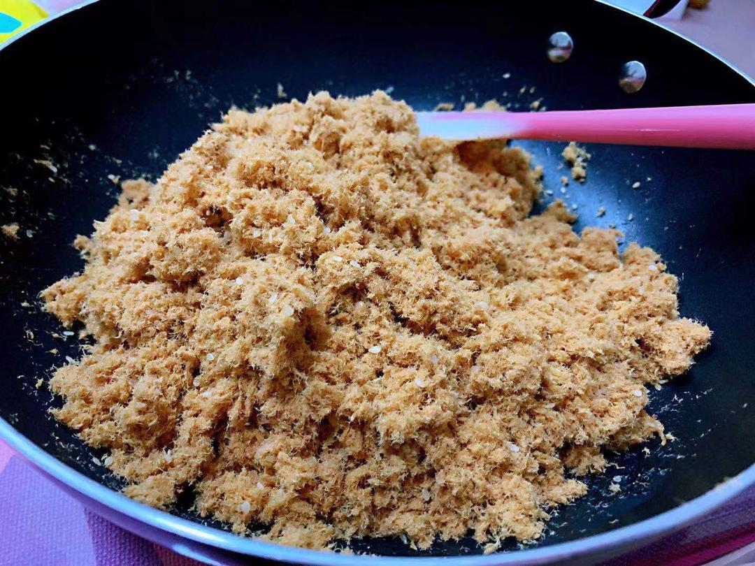 肉松 面包机版的做法