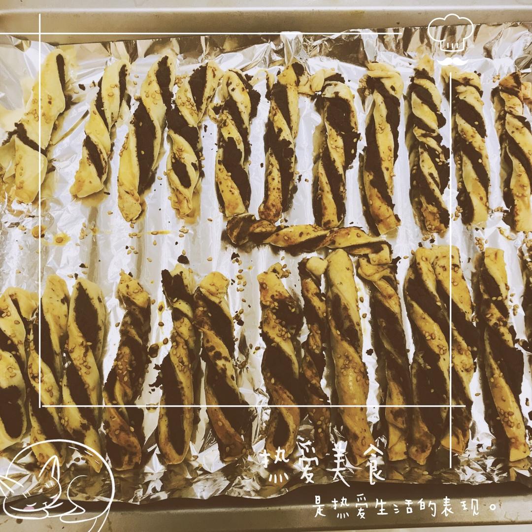 豆沙扭扭酥