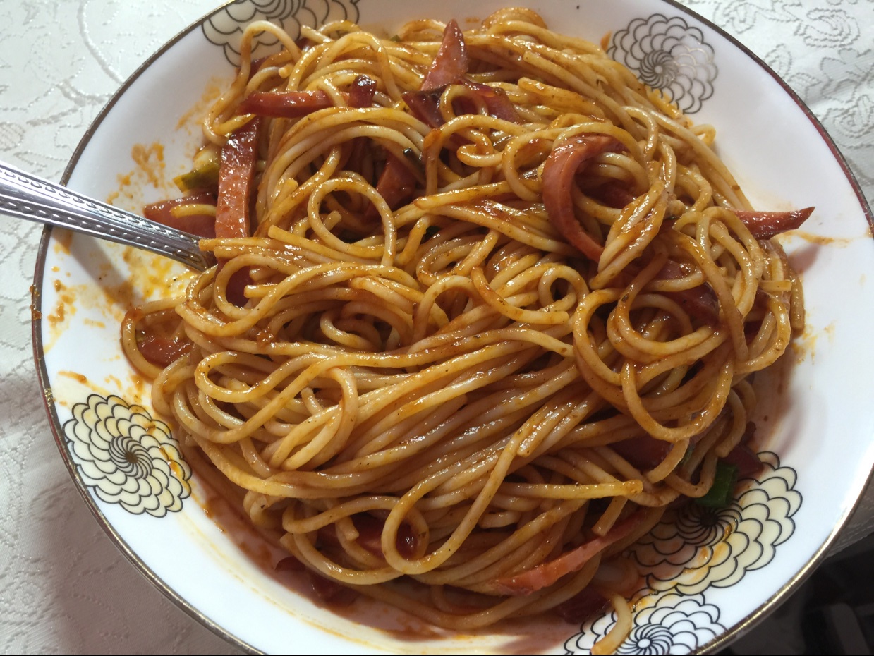 培根番茄意大利面