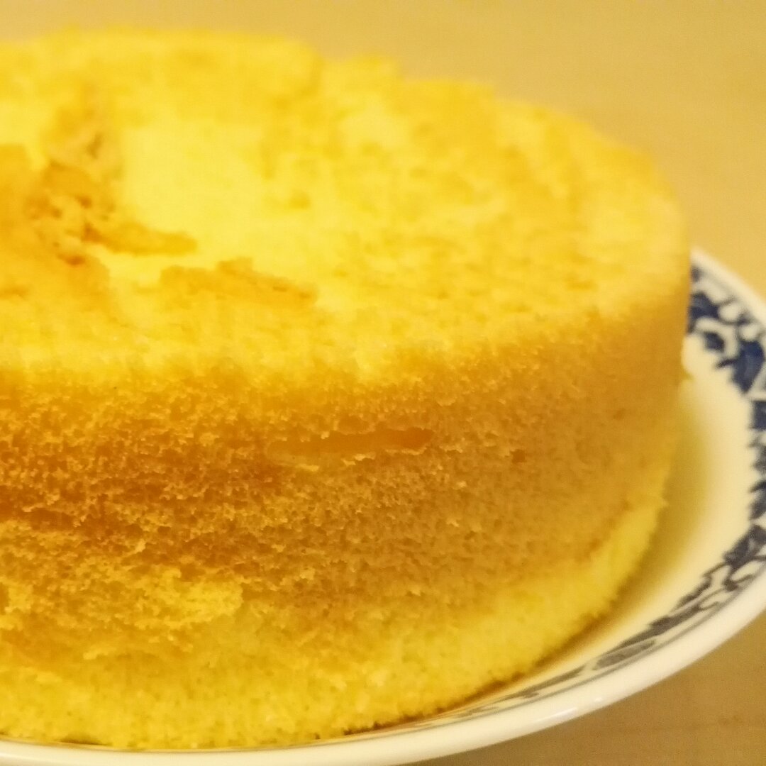 6寸原味戚风蛋糕