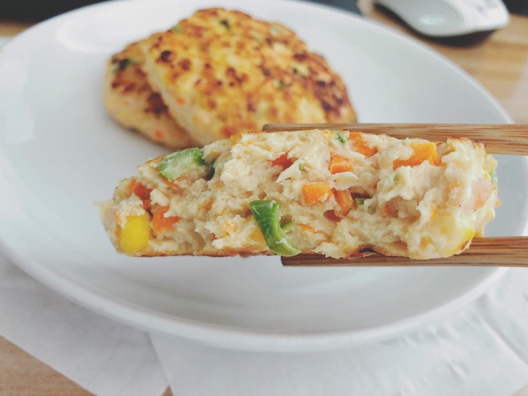 【蔬菜鸡肉饼】