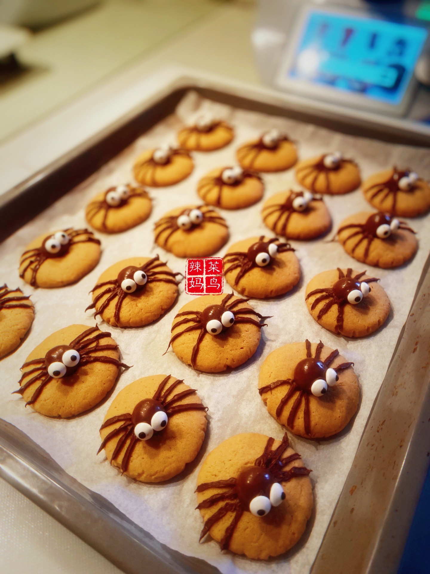 万圣节不可错过的蜘蛛饼干的做法