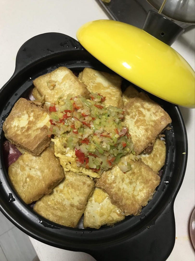 白菜豆腐煲