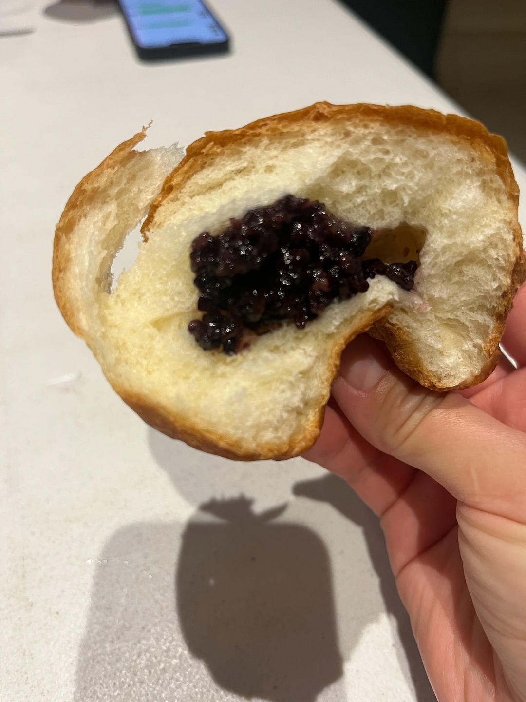 软软萌萌的紫米小面包
