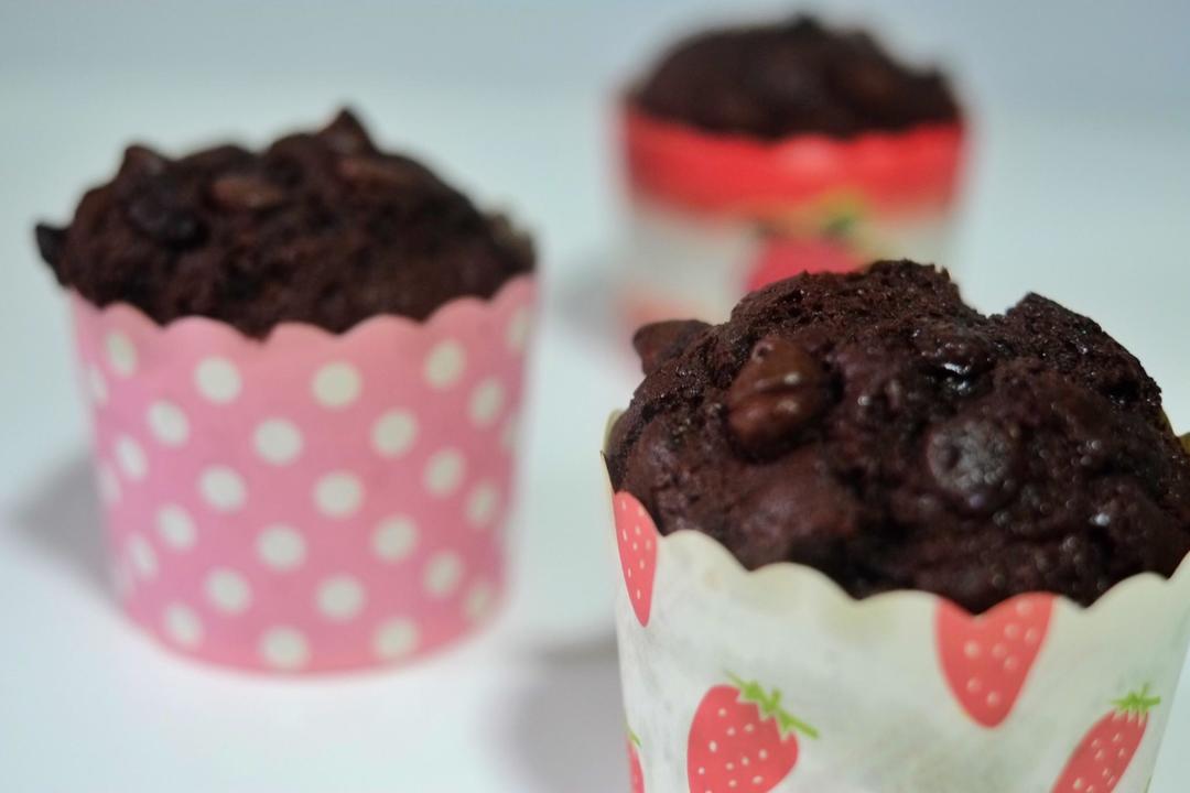 巧克力马芬纸杯蛋糕（无白砂糖版本）