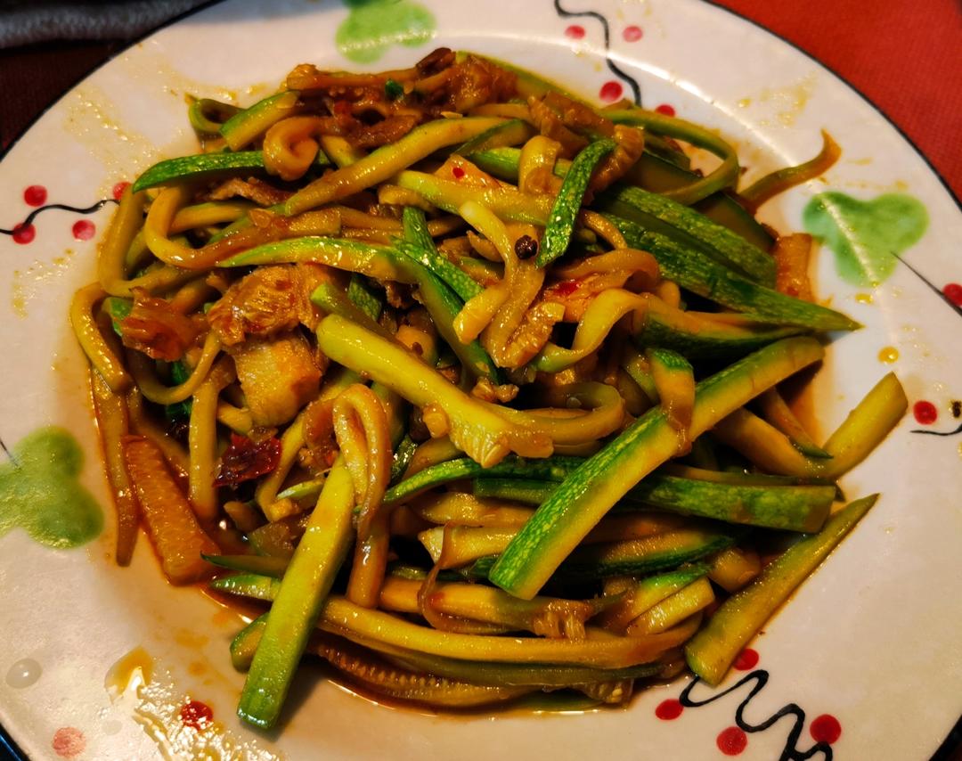 香炒西葫芦