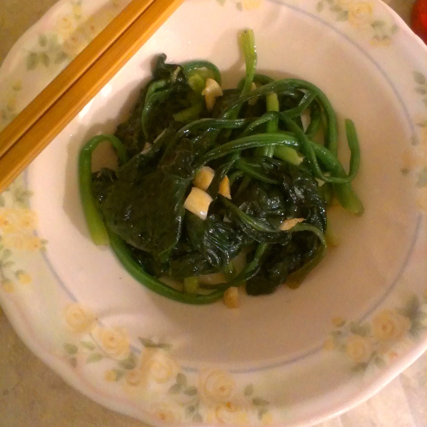 凉拌菠菜