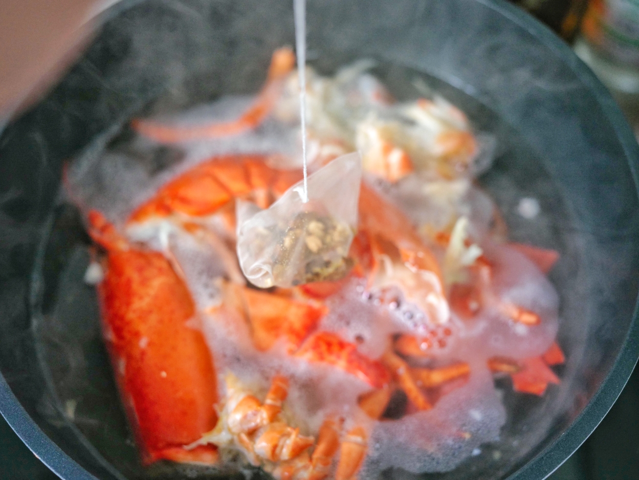 酸梅子龙虾茶泡饭的做法 步骤5
