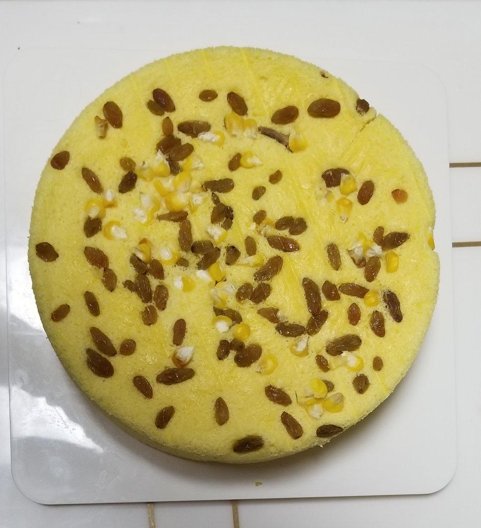 玉米戚风蛋糕（玉米面粉）