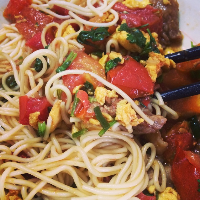 (外婆真传)西红柿打卤面