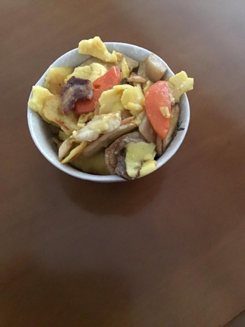 简单快手蔬菜鸡蛋煎饼