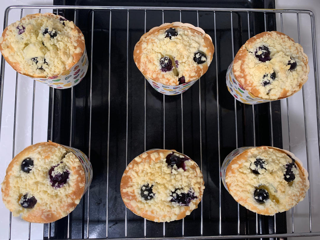 会爆浆的蓝莓玛芬蛋糕