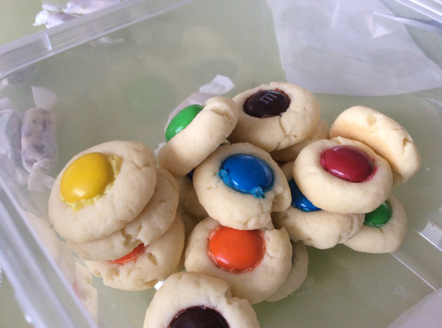 椰子味迷你MM豆曲奇小饼