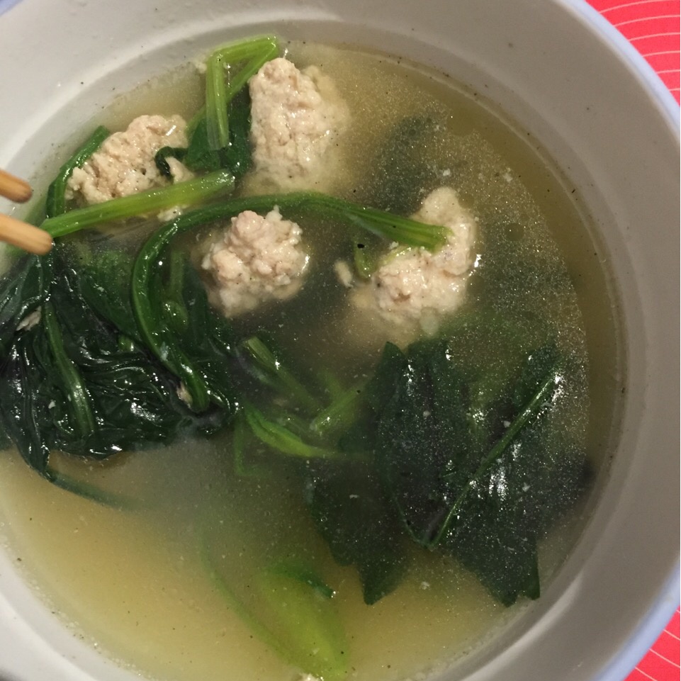 手工肉丸汤