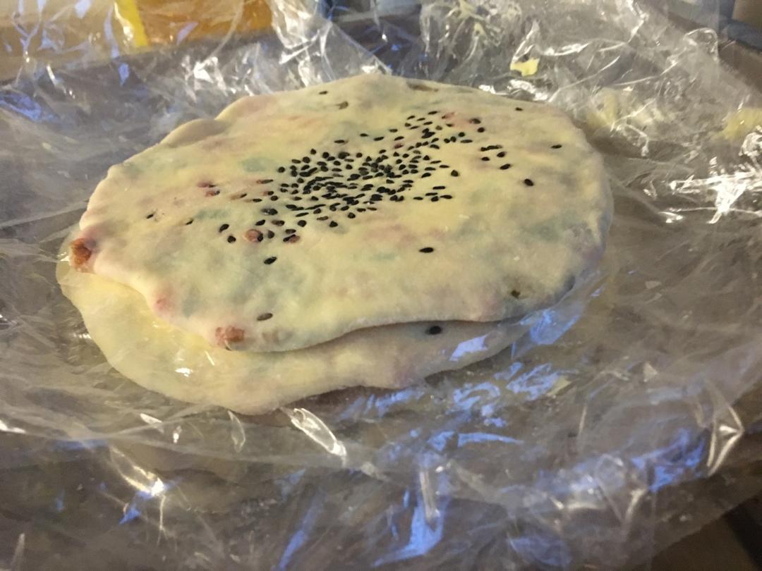 梅干菜肉饼（平底锅煎和烤箱烤两种吃法）