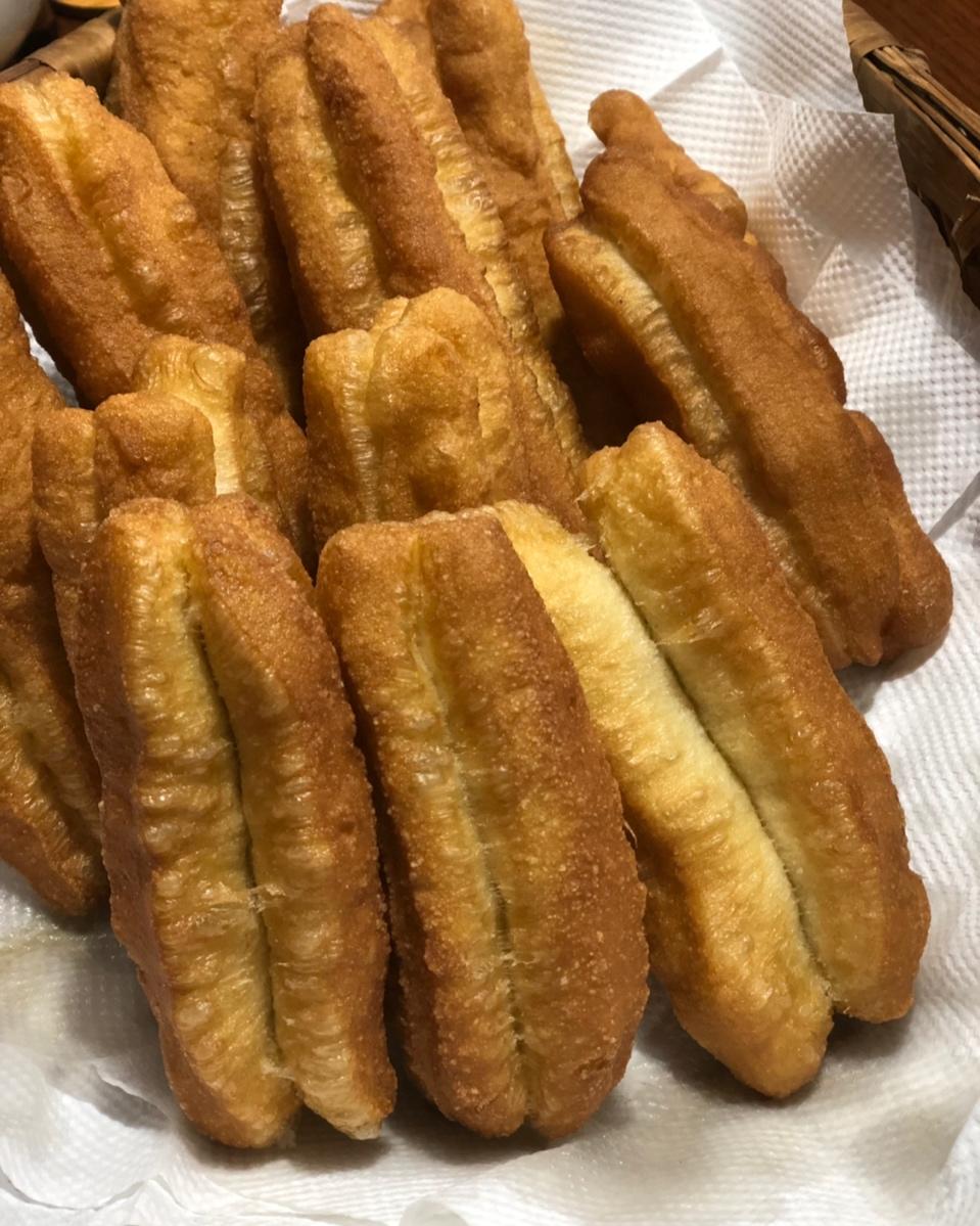 四喜巴朗做的自制健康油条