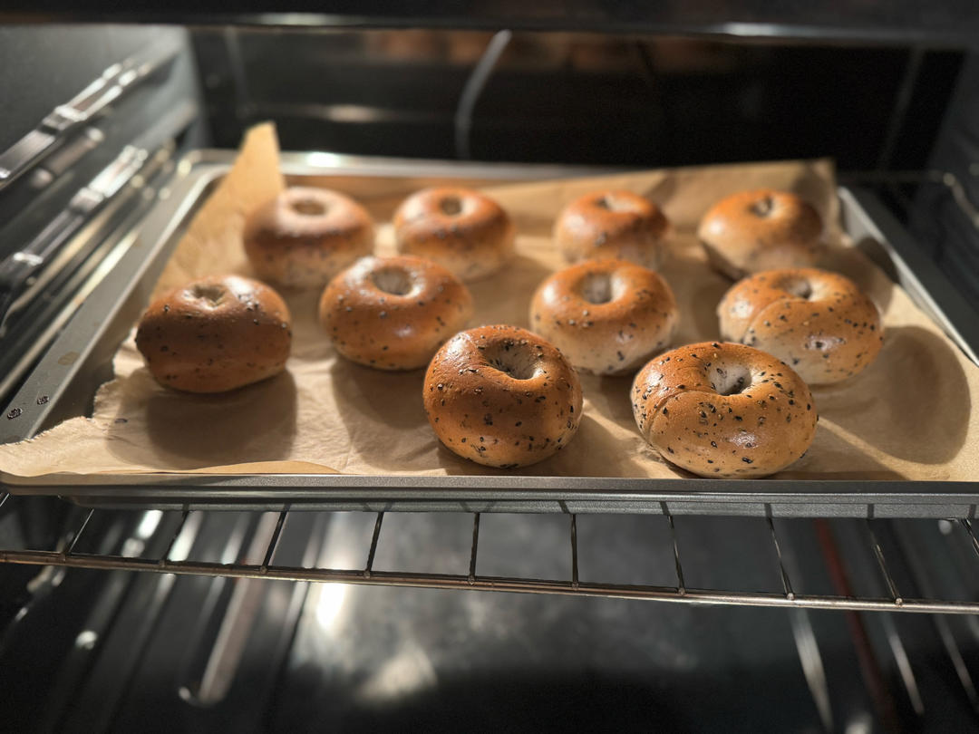 原味贝果🥯/黑芝麻贝果🥯