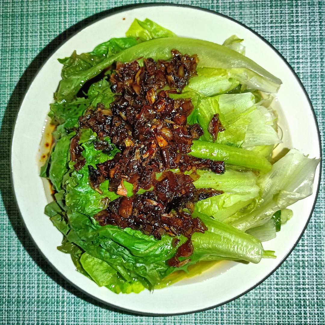 白灼生菜
